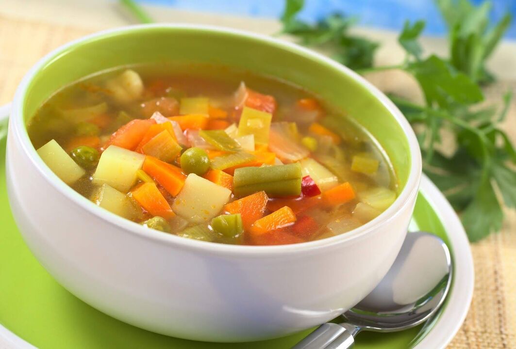 ซุปผักสำหรับลดน้ำหนัก